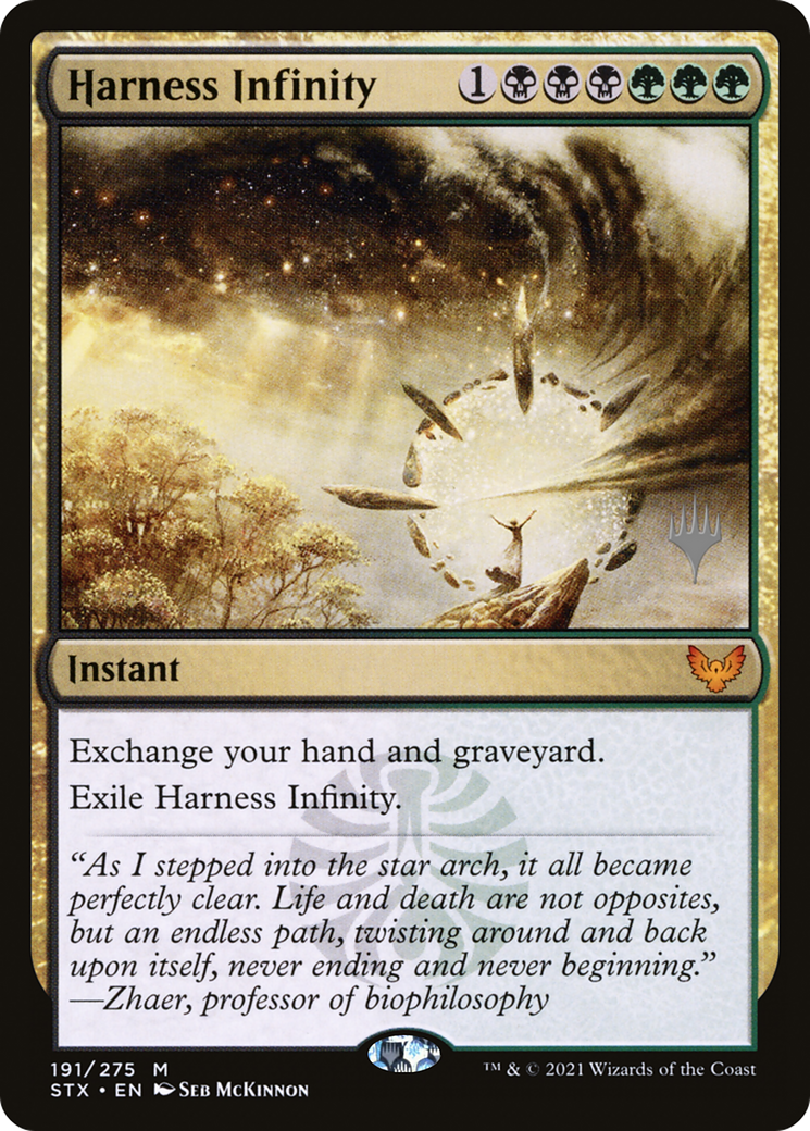 Harness Infinity [Strixhaven: School of Mages Promos]