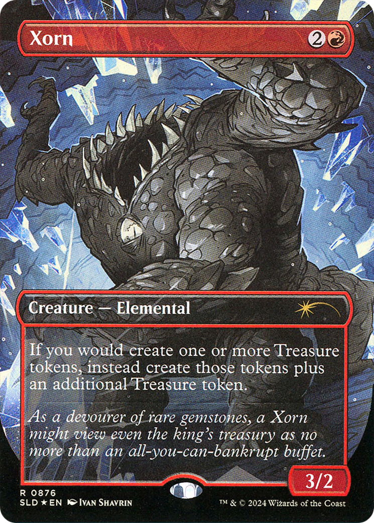 Xorn (0876) (Rainbow Foil) [Secret Lair Drop] (Borderless) Foil