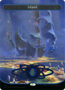Island (487) (Borderless) (Galaxy Foil) - [Unfinity] Foil
