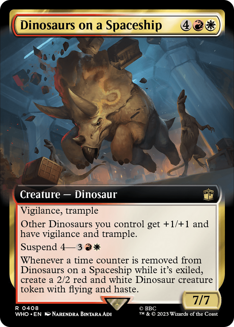 Dinosaurs on a Spaceship (Extended Art): (Extended Art) [Doctor Who]