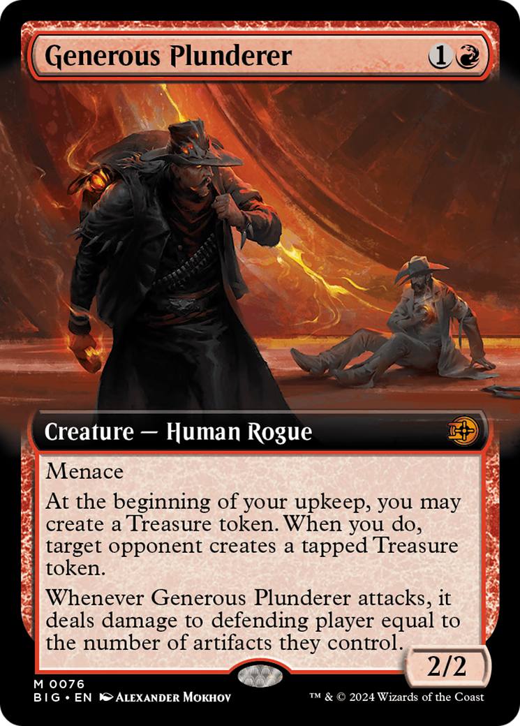 Generous Plunderer (Extended Art): (Extended Art) [The Big Score]