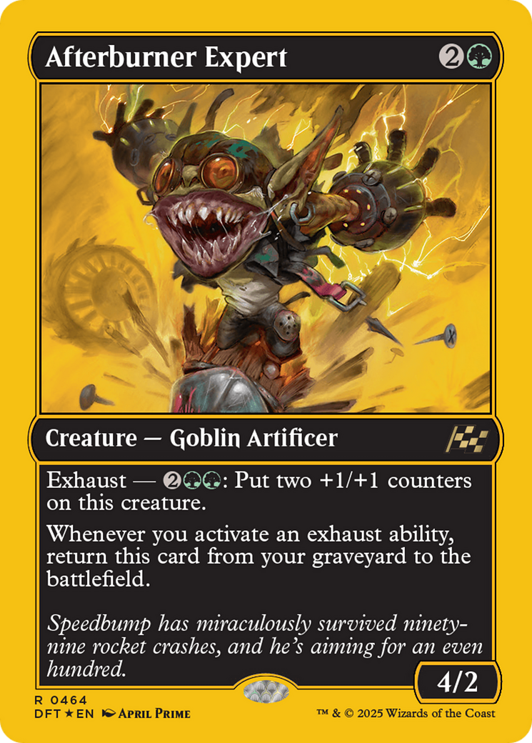 Afterburner Expert (First-Place Foil) - Aetherdrift Foil