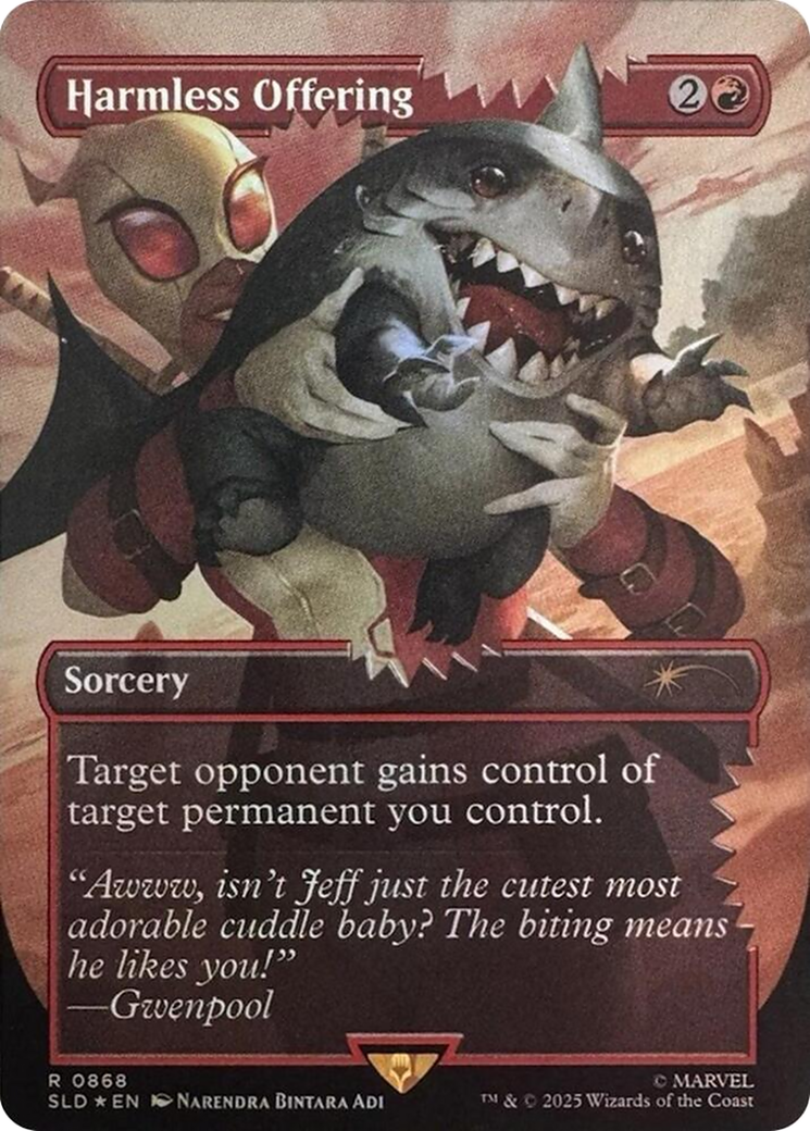 Harmless Offering (Rainbow Foil) [Secret Lair Drop] (Borderless) Foil