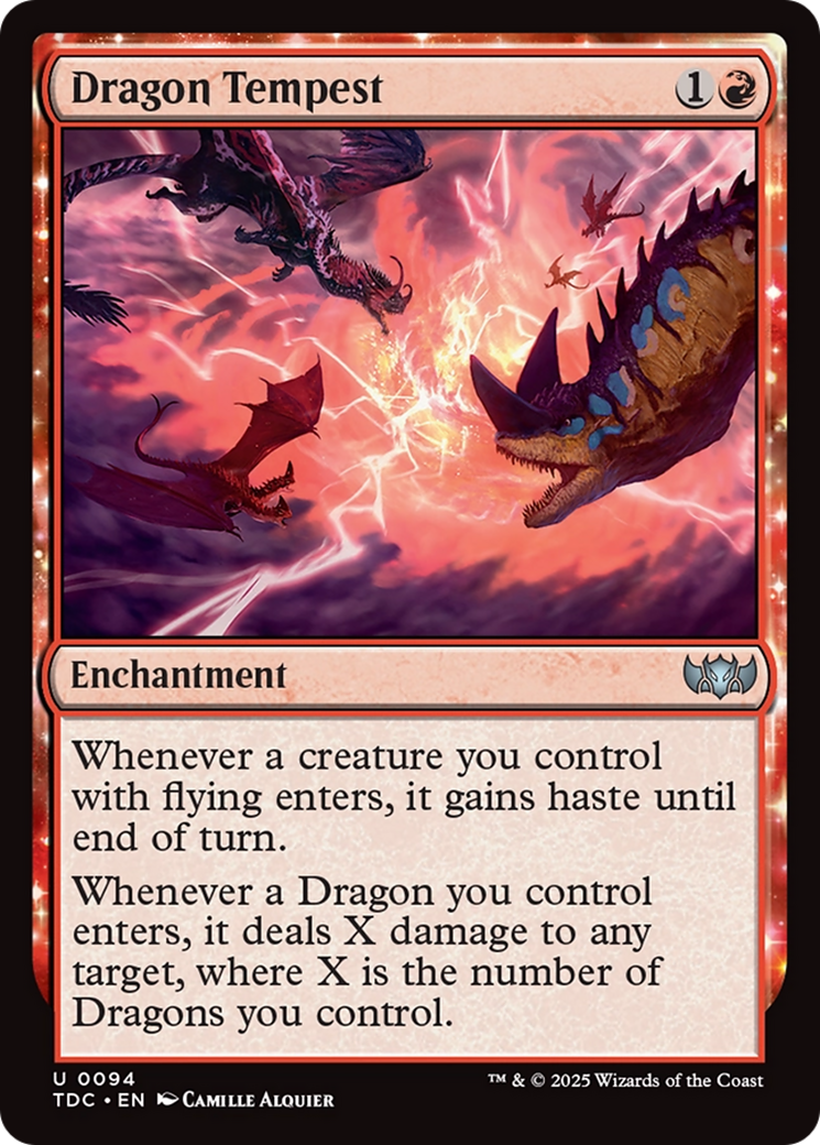 Dragon Tempest: (enchantment) [Commander: Tarkir: Dragonstorm]
