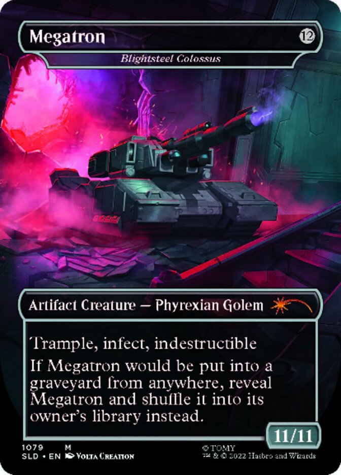 mtg megatron commander deck Blightsteel Colossus