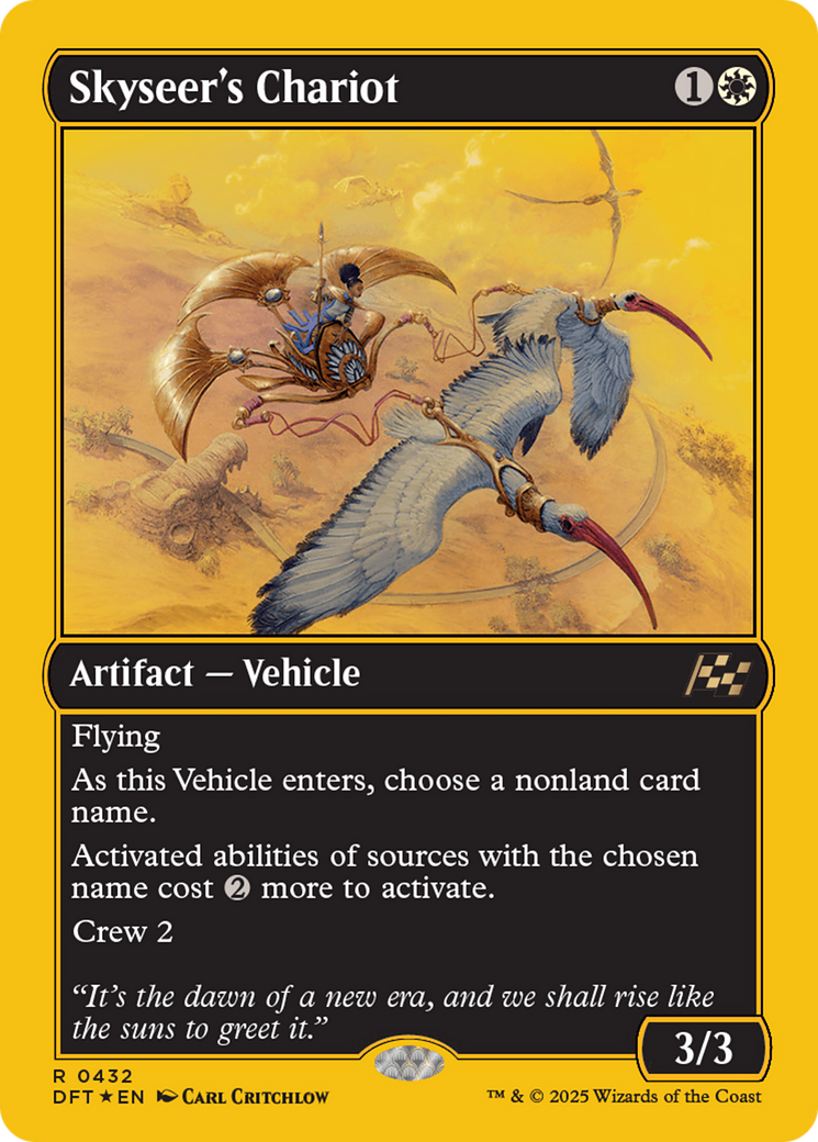 Skyseer's Chariot (First-Place Foil) - [Aetherdrift] Foil