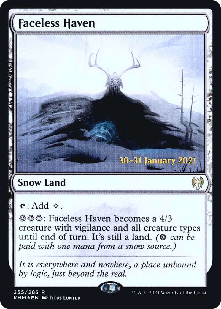 Faceless Haven: (snow) [Kaldheim Promos] Foil