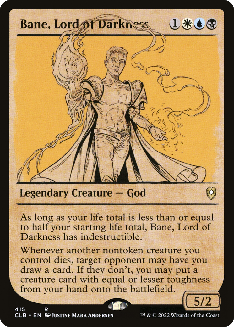 Bane, Lord of Darkness (Showcase) - Commander Legends: Battle for Baldur's Gate: (Showcase)