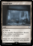 Buried Ruin (Surge Foil) - Fallout Foil