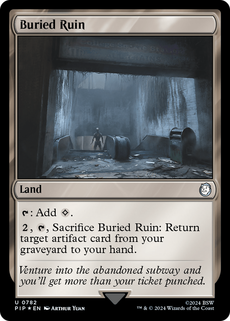 Buried Ruin (Surge Foil) - Fallout Foil