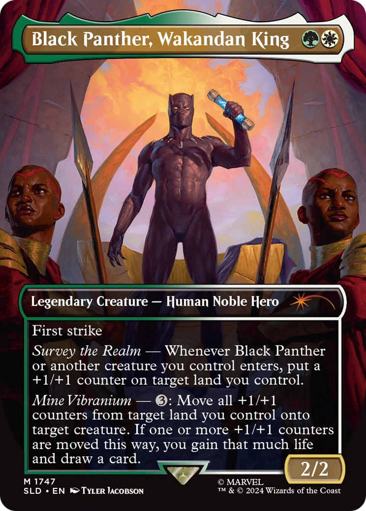 Black Panther, Wakandan King - Secret Lair Drop (Borderless)