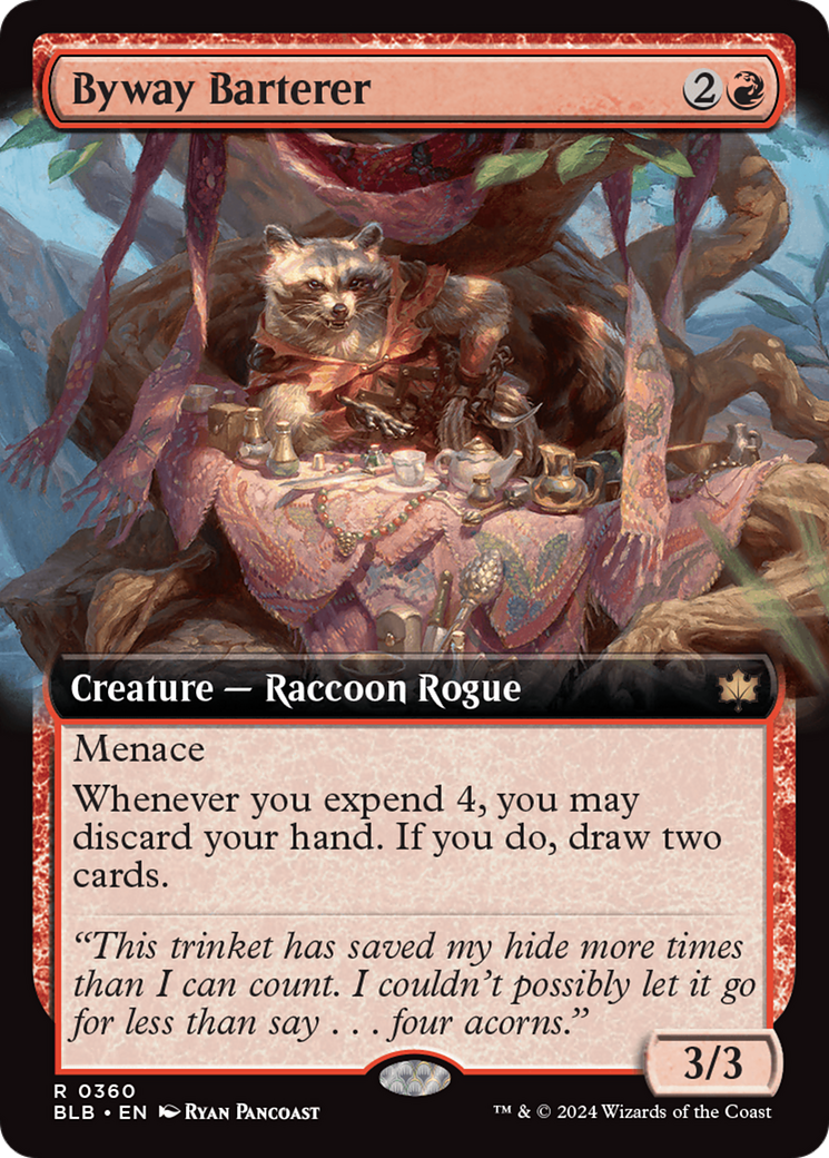 Byway Barterer (Extended Art) - Bloomburrow: (Extended Art)