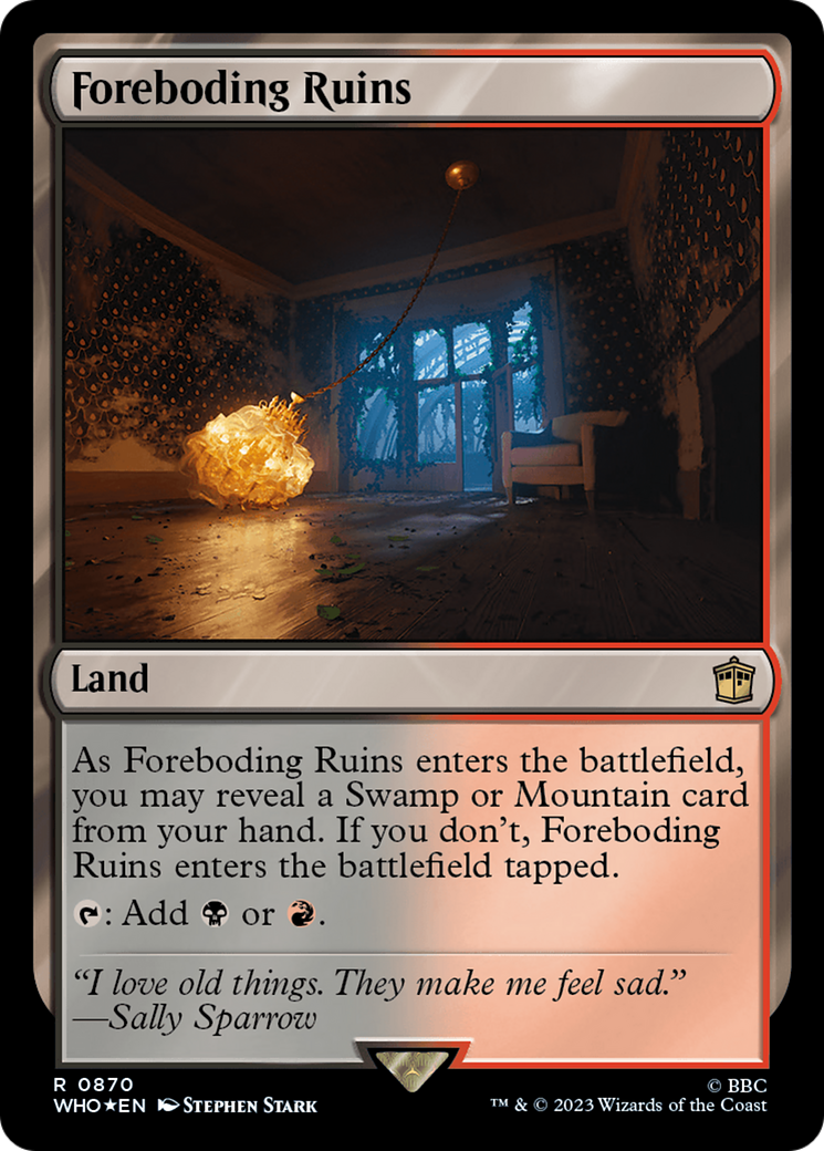 Foreboding Ruins (Surge Foil) [Doctor Who] Foil