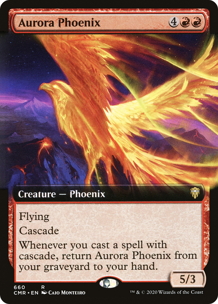 Aurora Phoenix (Extended Art) - Commander Legends: (Extended Art)