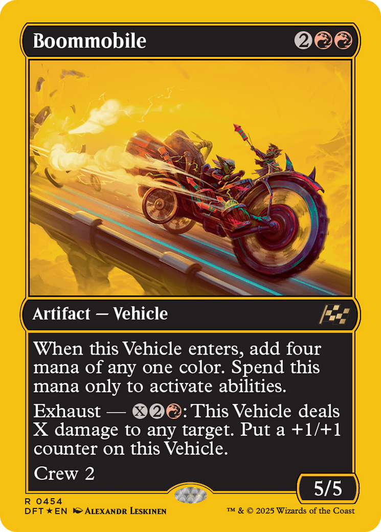Boommobile (First-Place Foil) - Aetherdrift Foil