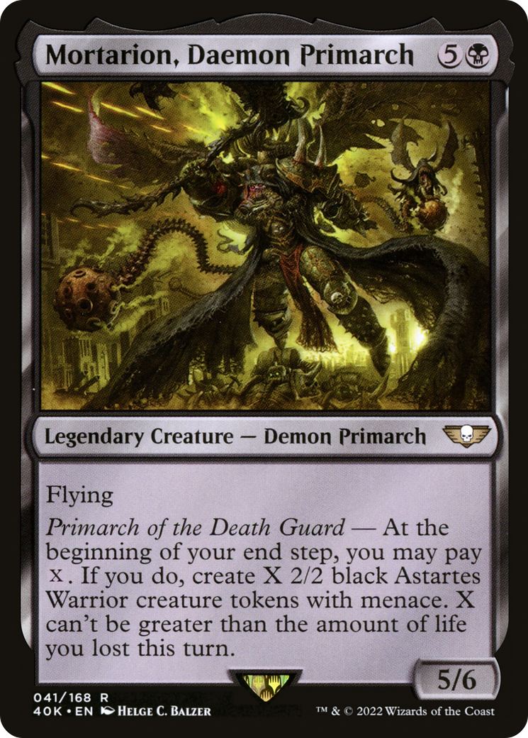 Mortarion, Daemon Primarch - [Warhammer 40,000 Commander]