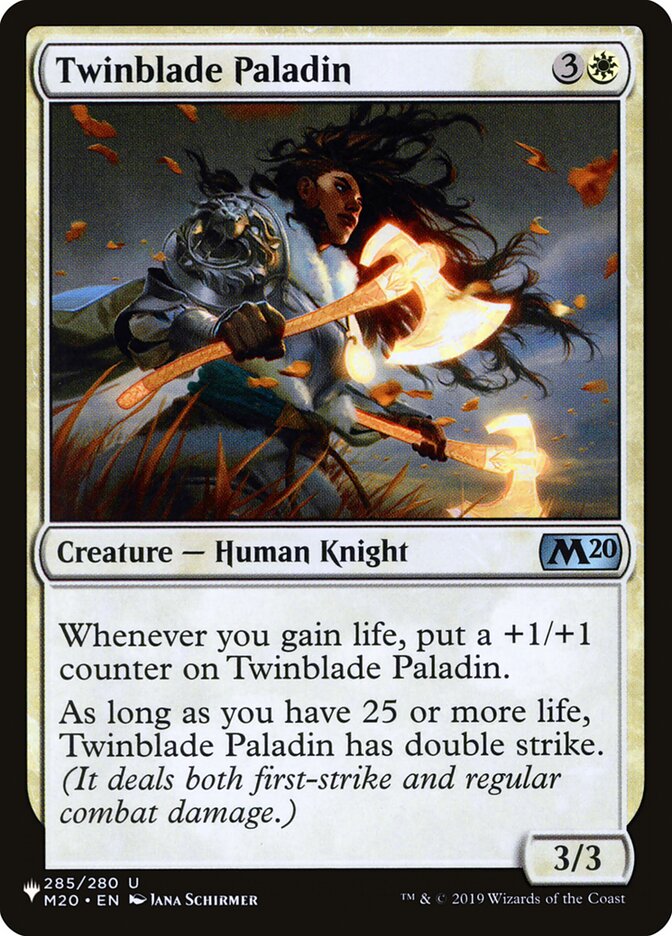 Twinblade Paladin [The List]