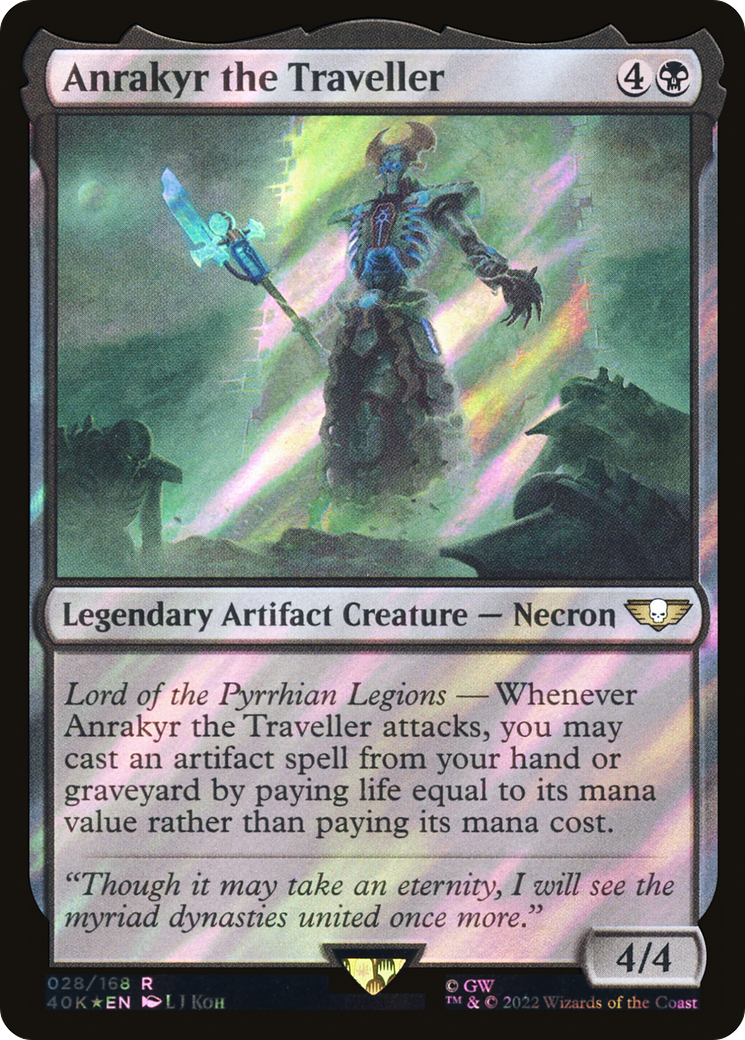 Anrakyr the Traveller (Surge Foil) - Warhammer 40,000 Commander Foil