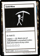 Gold Mine (No PW Symbol) [Mystery Booster Playtest Cards 2021]