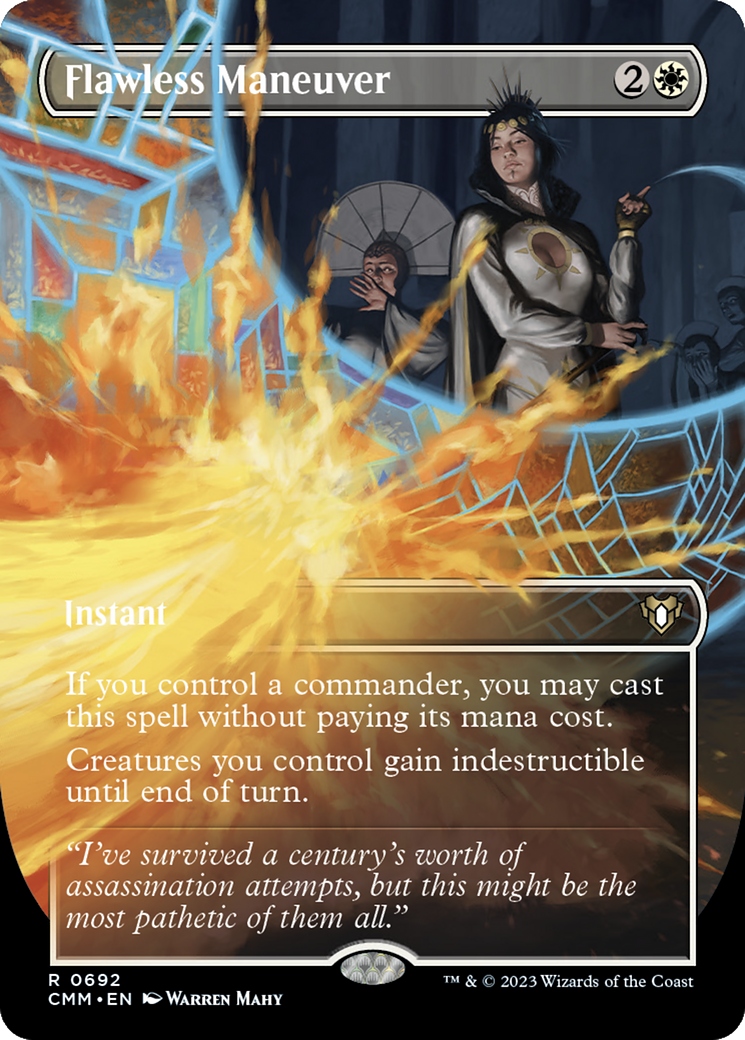 Flawless Maneuver (Borderless) [Commander Masters]