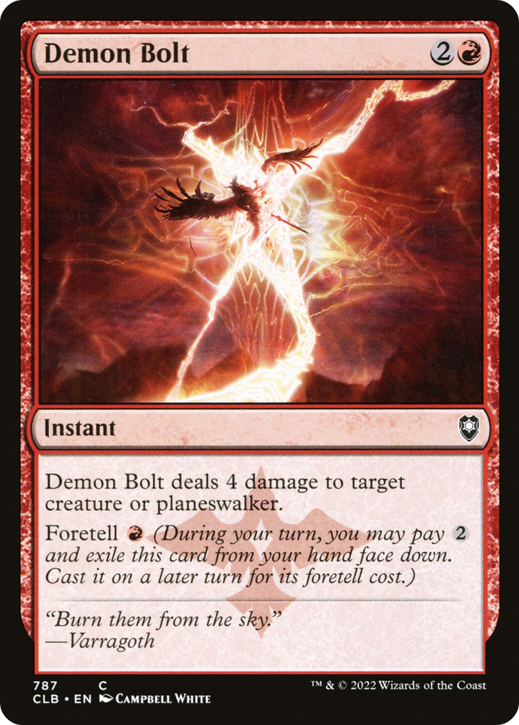 Demon Bolt - Commander Legends: Battle for Baldur's Gate