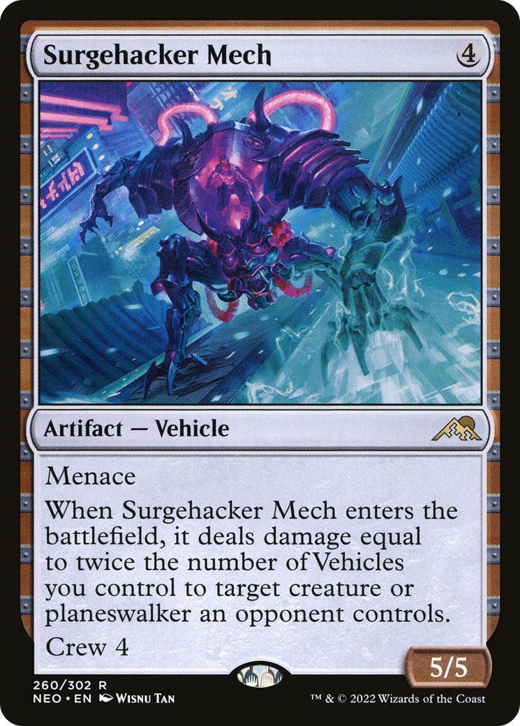 Surgehacker Mech - [Kamigawa: Neon Dynasty]