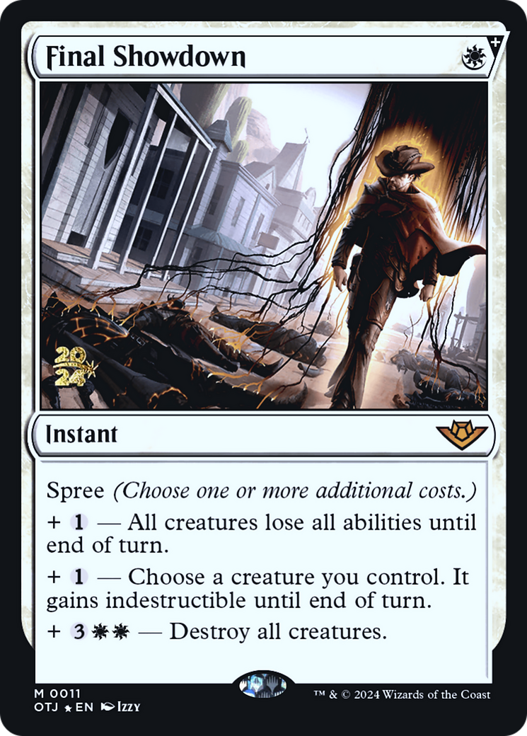 Final Showdown [Outlaws of Thunder Junction Promos] Foil