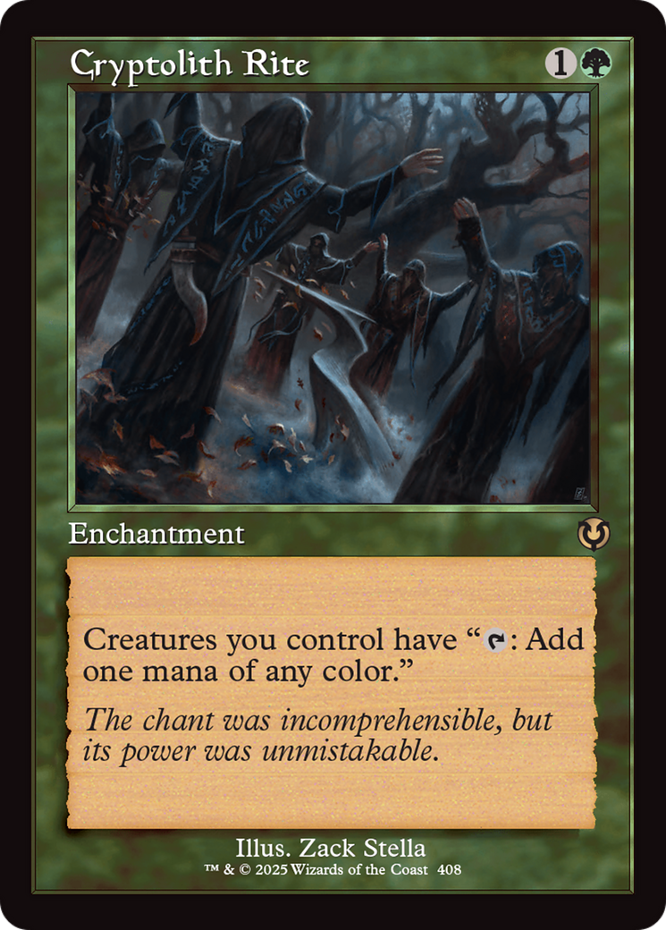 Cryptolith Rite (Retro Frame): (enchantment) [Innistrad Remastered]