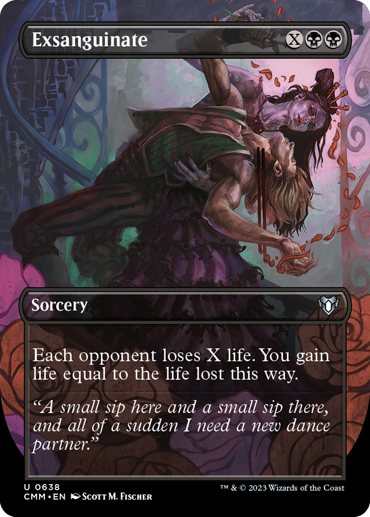 Exsanguinate (Borderless) [Commander Masters]