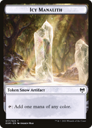 Icy Manalith Token: (snow) [Kaldheim Tokens]