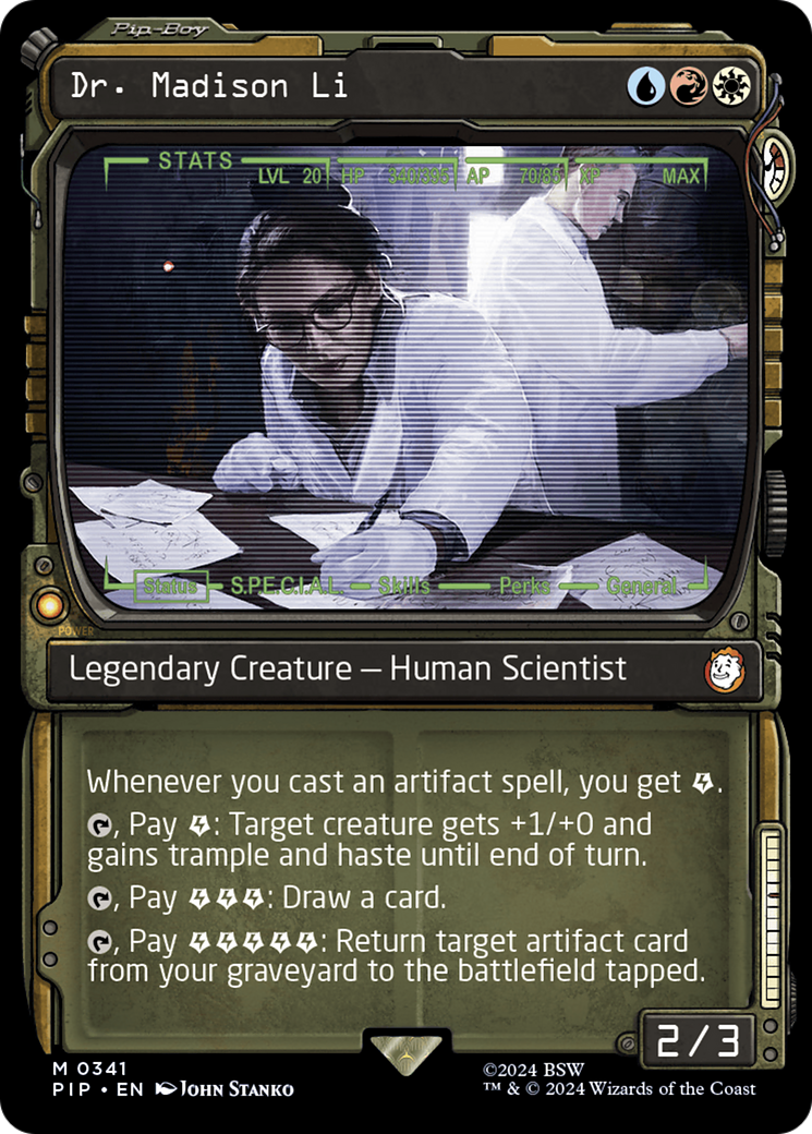 Dr. Madison Li (Showcase): (Showcase) [Fallout]