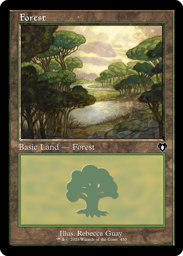 Forest (450) (Retro Frame) [Commander Masters]