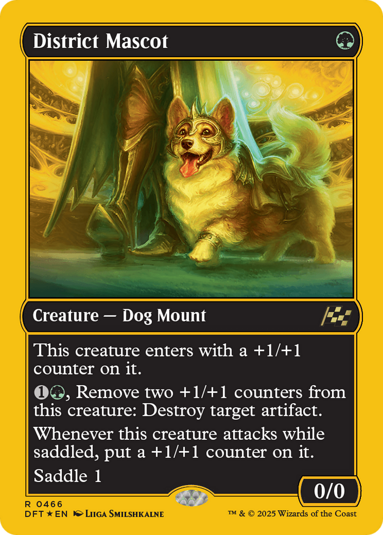 District Mascot (First-Place Foil) [Aetherdrift] Foil