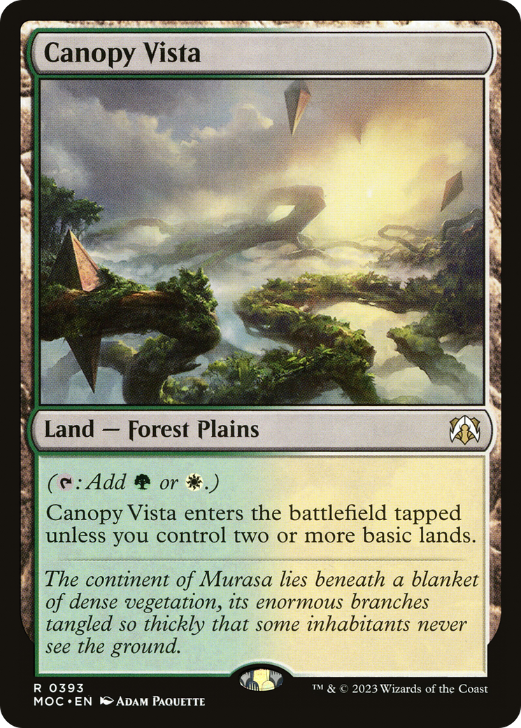 Canopy Vista - [March of the Machine Commander]