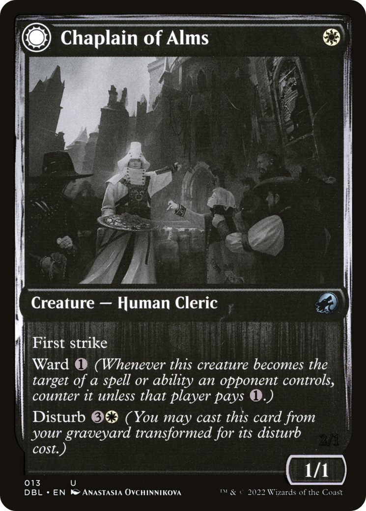 Chaplain of Alms - Innistrad: Double Feature: (Double Faced Transform)
