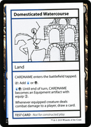 Domesticated Watercourse (No PW Symbol) [Mystery Booster Playtest Cards 2021]