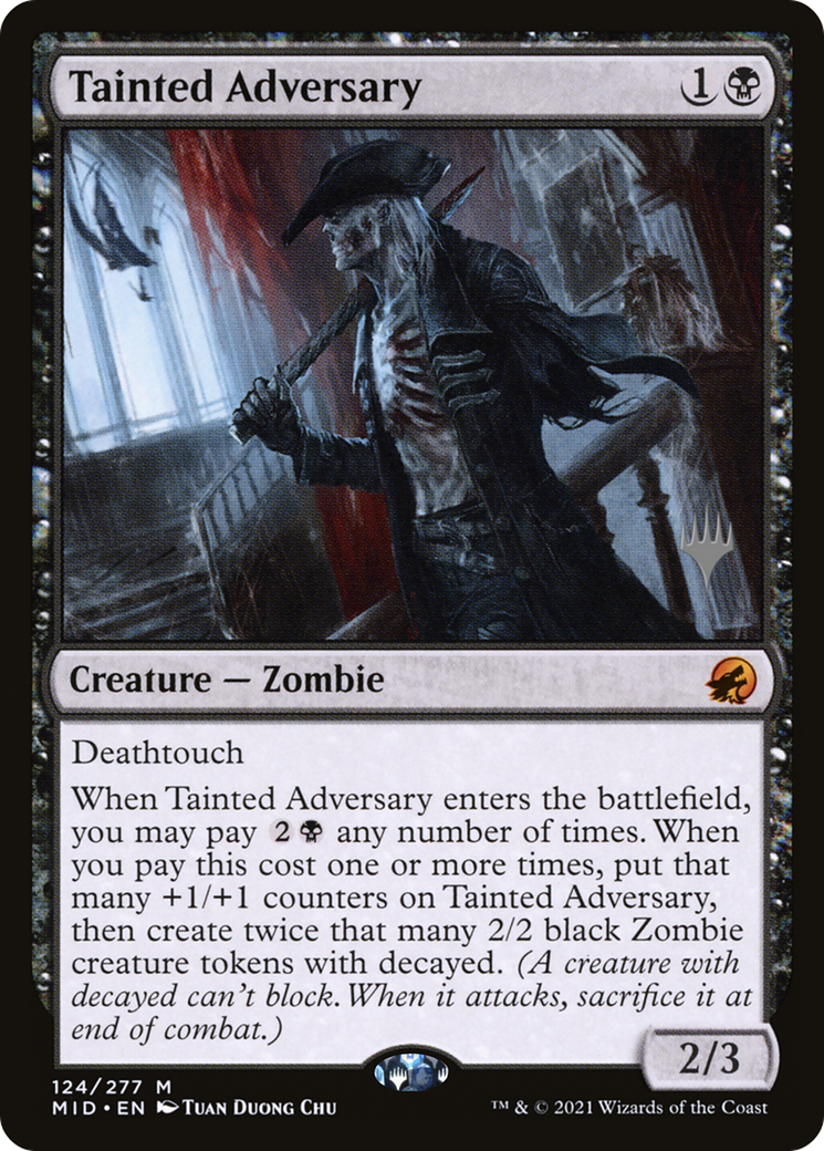 Tainted Adversary - [Innistrad: Midnight Hunt Promos]