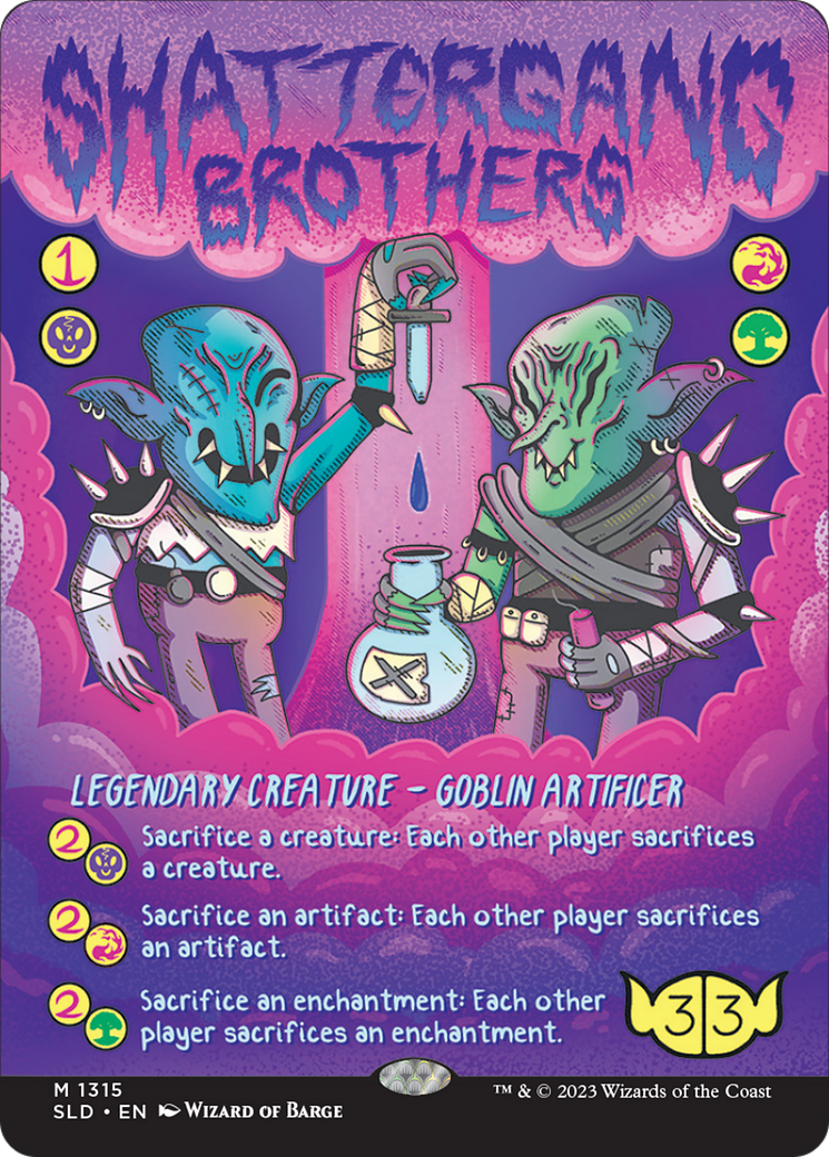 Shattergang Brothers [Secret Lair Drop] (Borderless)
