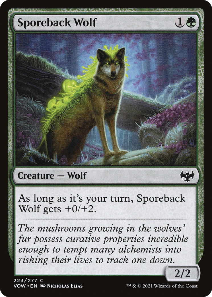 Sporeback Wolf - [Innistrad: Crimson Vow]