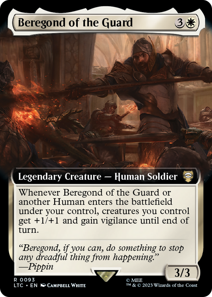 Beregond of the Guard (Extended Art) - Tales of Middle-earth Commander: (Extended Art)