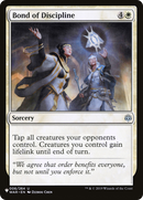 Bond of Discipline - The List