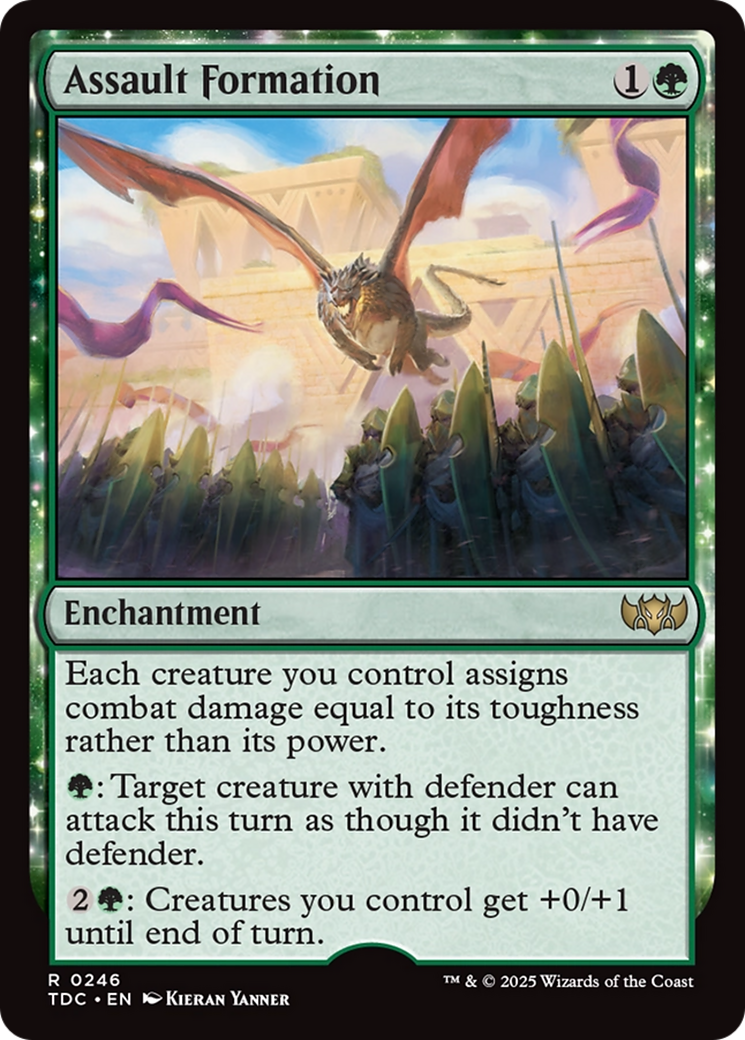 Assault Formation - Commander: Tarkir: Dragonstorm: (enchantment)