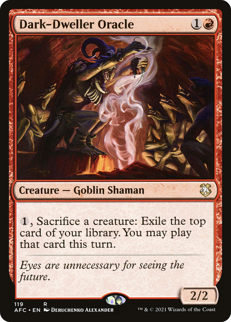 Dark-Dweller Oracle [Forgotten Realms Commander]
