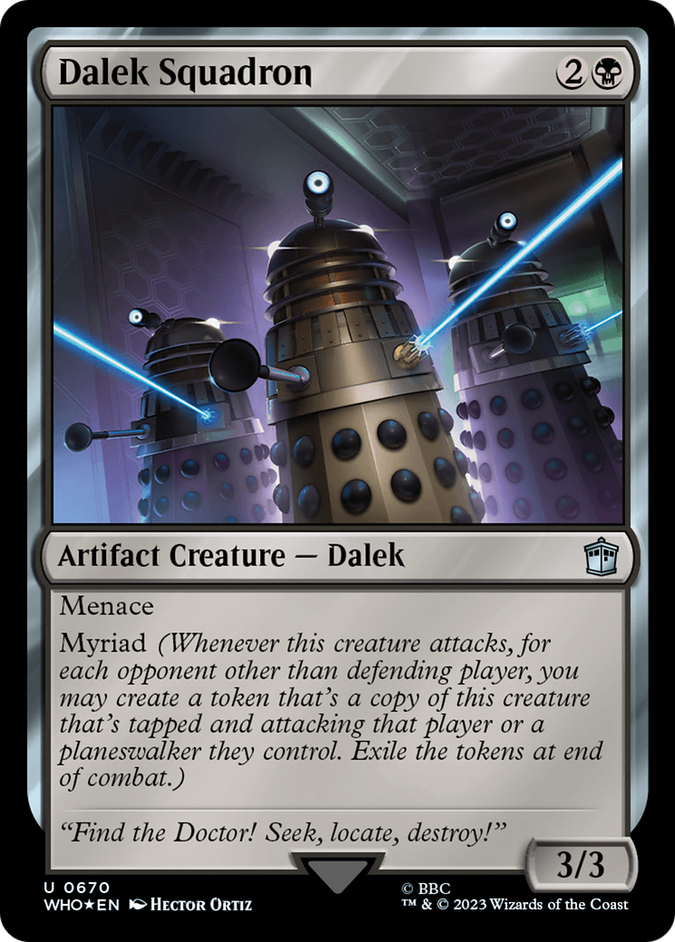 Dalek Squadron (Surge Foil) [Doctor Who] Foil