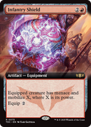 Infantry Shield (Extended Art): (Extended Art) [Commander: Tarkir: Dragonstorm]