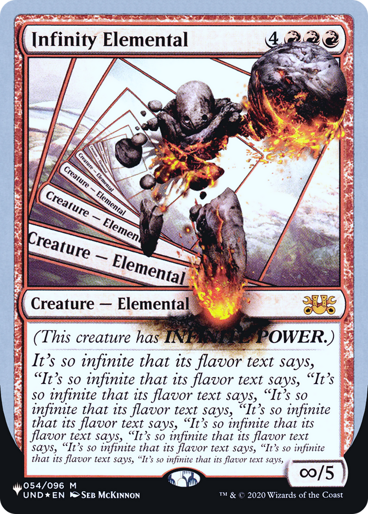 Infinity Elemental [The List (Unfinity Foil Edition)] Foil