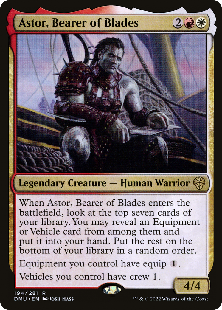 Astor, Bearer of Blades - Dominaria United