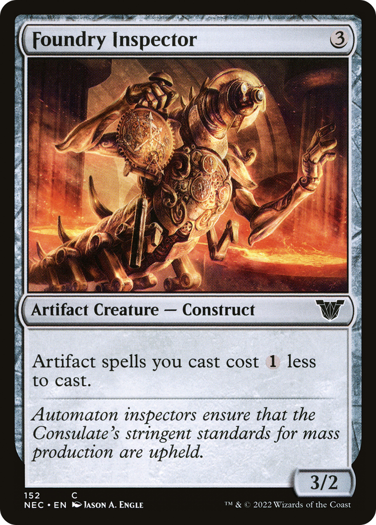 Foundry Inspector [Neon Dynasty Commander]