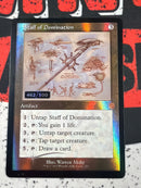 Staff of Domination [462/500] (Schematic) (Serial Numbered) [The Brothers' War Retro Artifacts] Foil