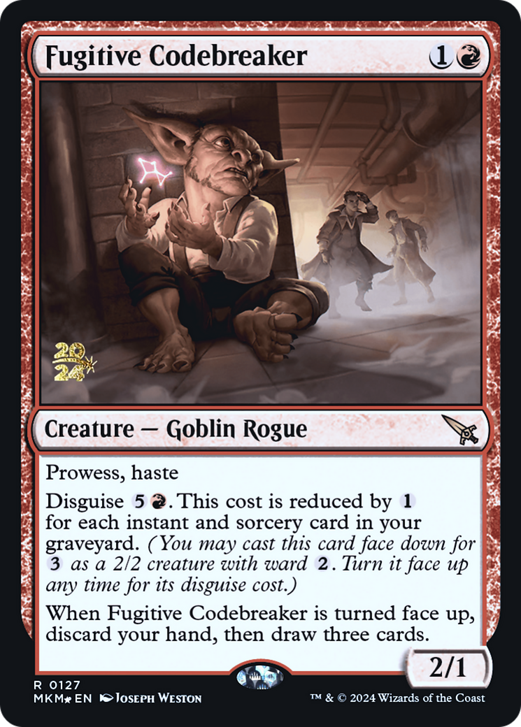 Fugitive Codebreaker [Murders at Karlov Manor Promos] Foil